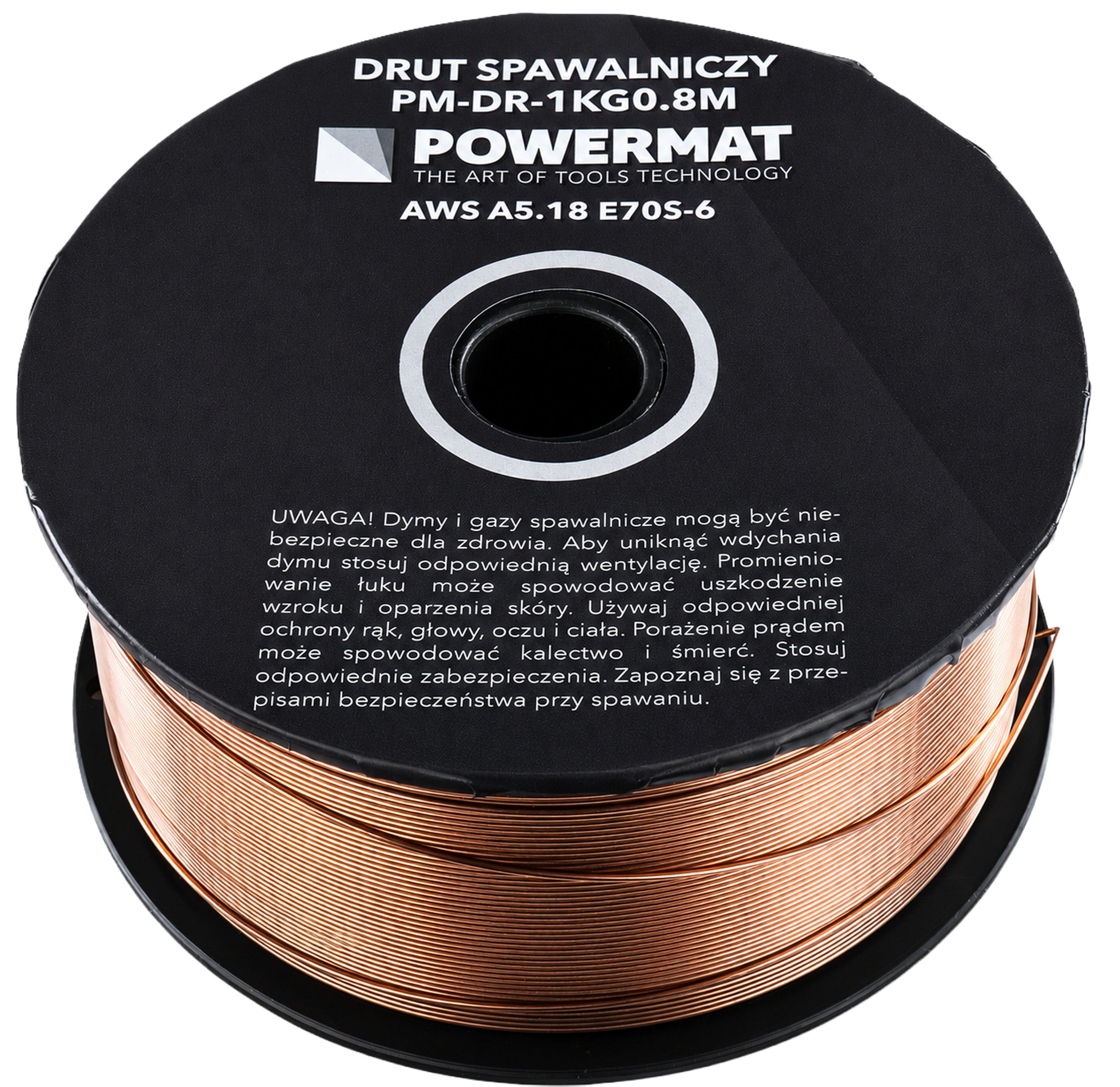 COPPER WELDING WIRE FOR MIG MAG SG2 0,8mm WELDING 1kg Manufacturer code PM-DR-1KG0.8M