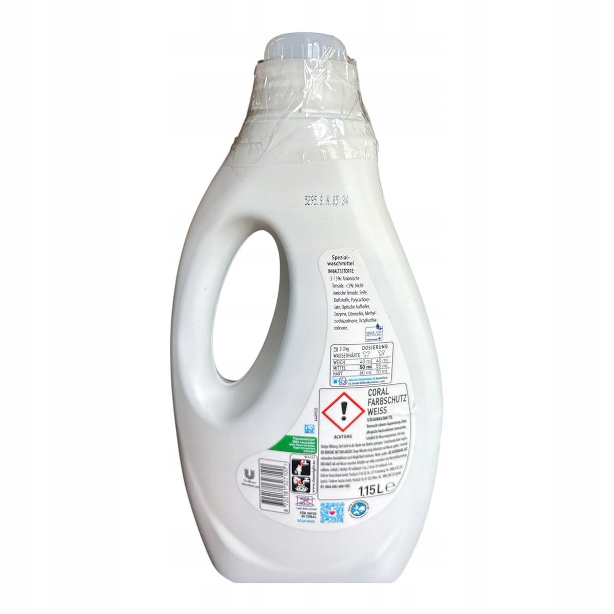 CORAL WASHING GEL WHITE 26 WASHES 1,15L Manufacturer code 8720181369285