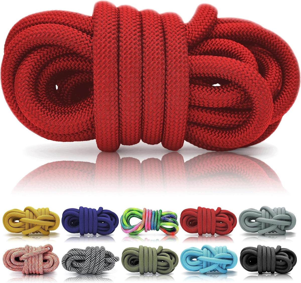 CORD PPM BRAIDED POLYPROPYLENE 8MM 5M RED LEASH COLLAR