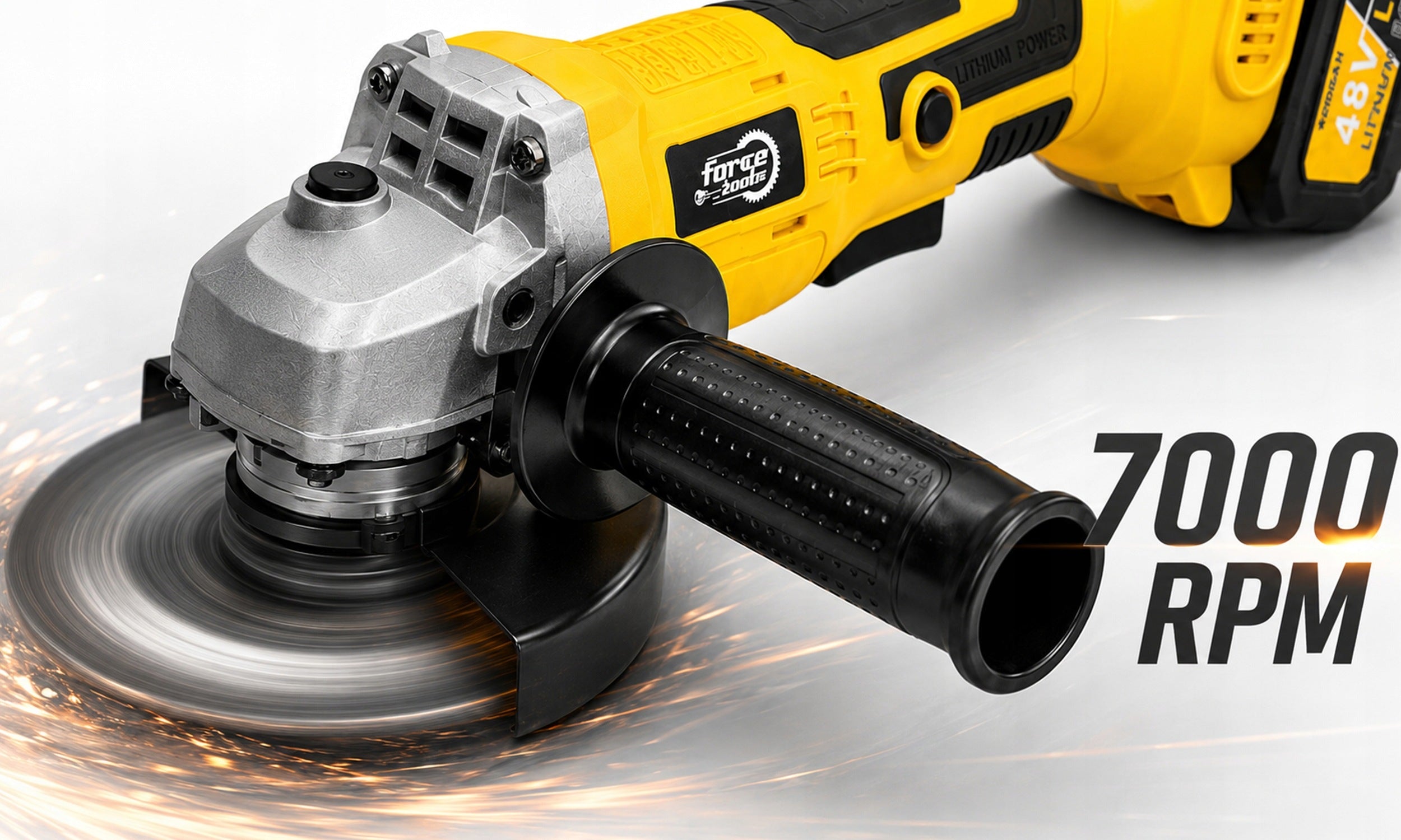 CORDLESS ANGLE GRINDER 125mm BRUSHLESS 2x AKU 4000mAh SUITCASE Manufacturer code SZLIFIERKA KĄTOWA KĄTÓWKA 3x TARCZE ZESTAW