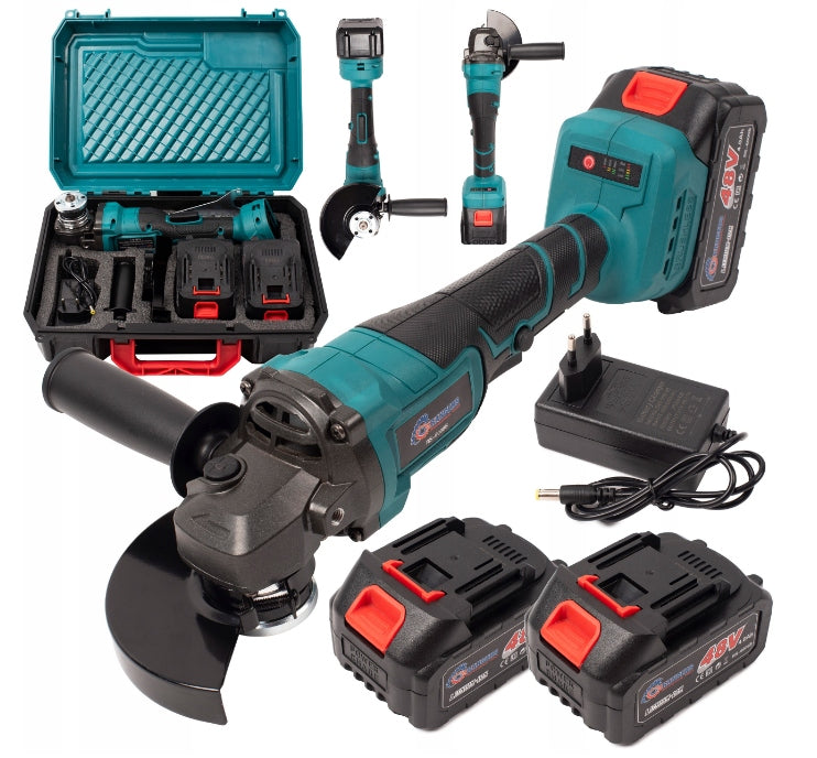 CORDLESS ANGLE GRINDER 2x AKU 48V 4AH PROFESSIONAL