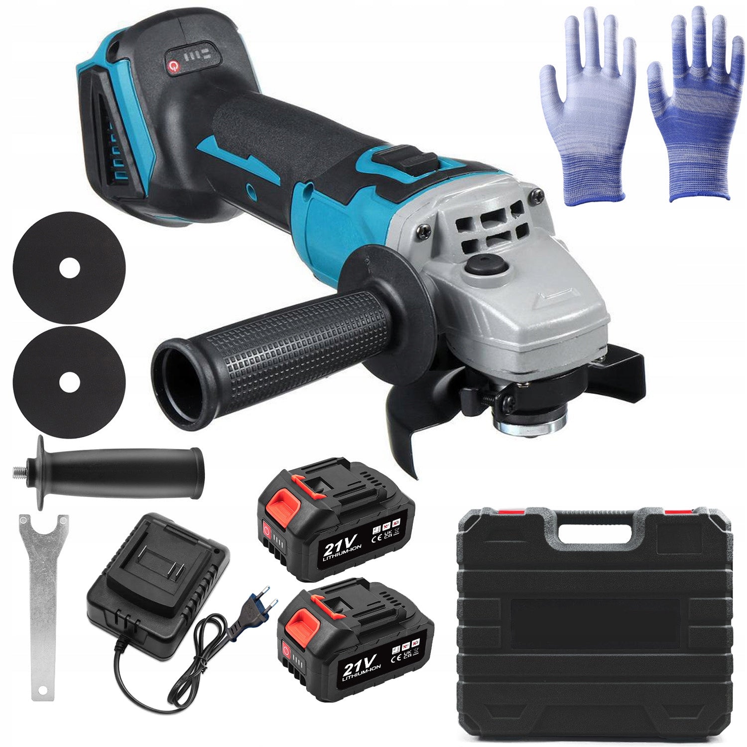 CORDLESS ANGLE GRINDER BRUSHLESS ANGLE 2x AKU 21V