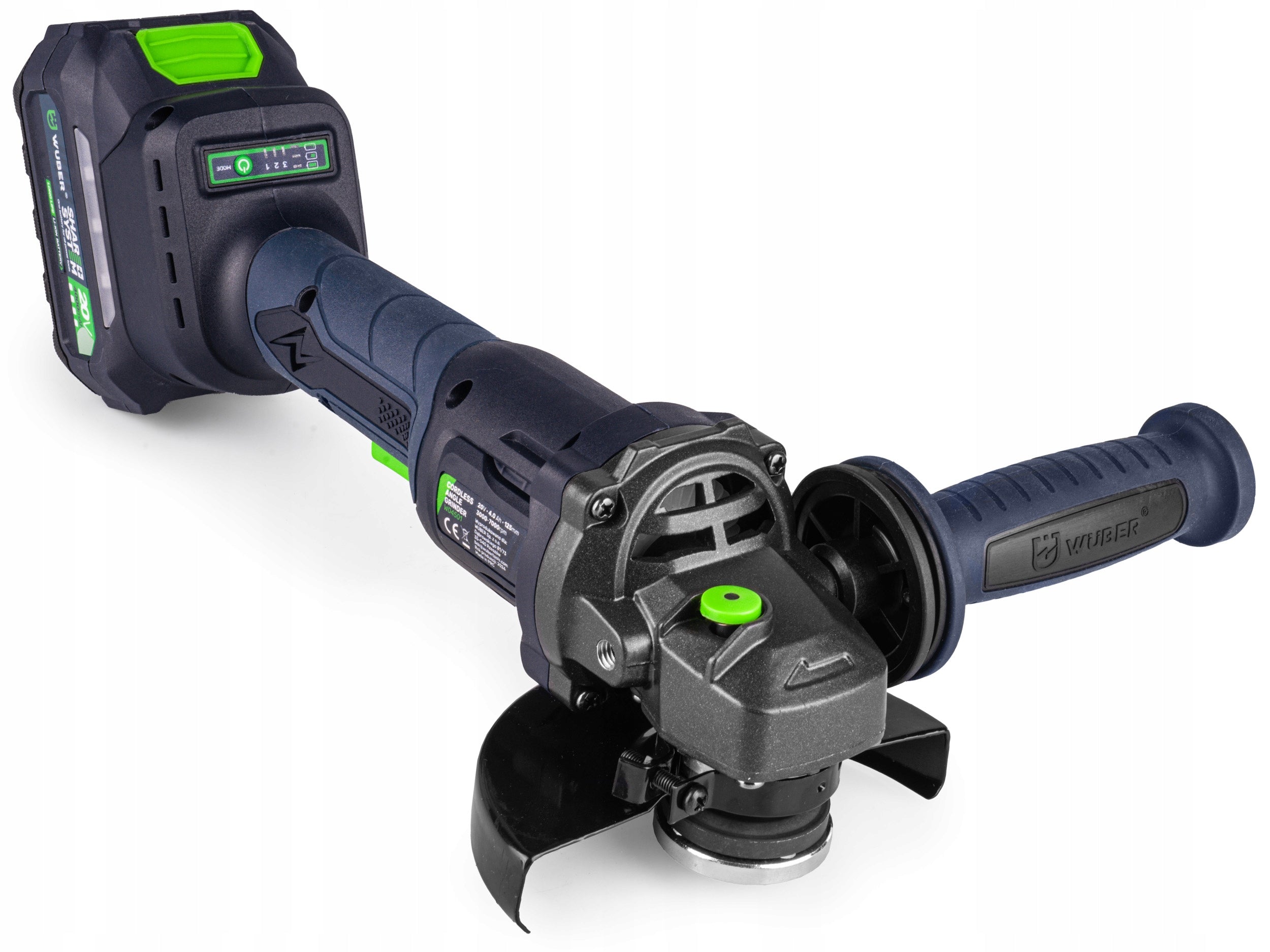CORDLESS ANGLE GRINDER DIAKS ANGLE 125 mm 2X AKU 4.0AH LOADER Manufacturer code W04501 SZLIFIERKA KĄTOWA AKUMULATOROWA 20V