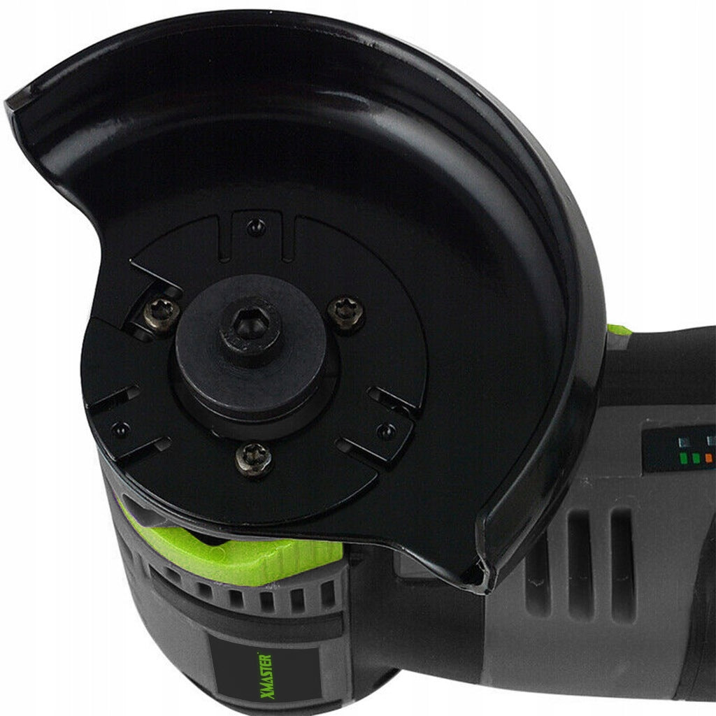 CORDLESS ANGLE GRINDER MINI RUBBER BAND 19500 RPM 2x DISCS + 2x AKU Manufacturer code XM-GRINDER-76MM