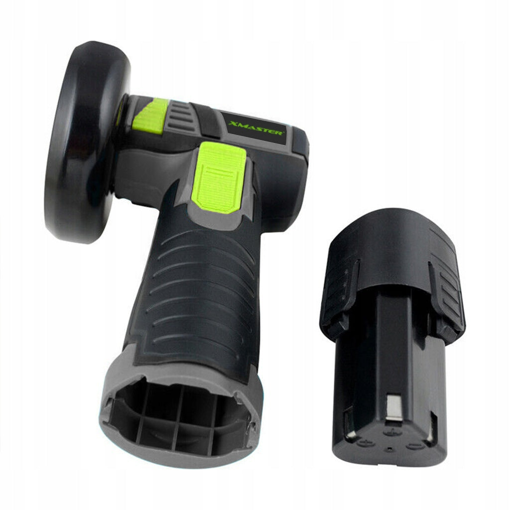 CORDLESS ANGLE GRINDER MINI RUBBER BAND 19500 RPM 2x DISCS + 2x AKU Packaging status original