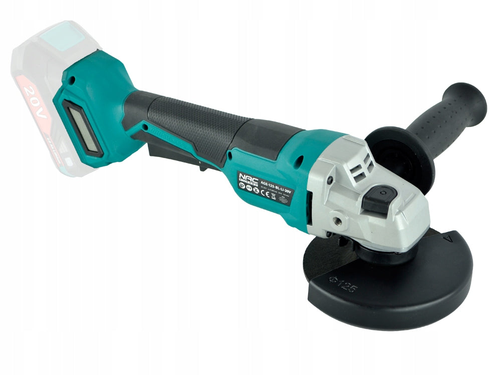 CORDLESS ANGLE GRINDER NAC 125 MM FROM THE AKUMULITISYSTEM 20V BODY SERIES EAN (GTIN) 5902601121564