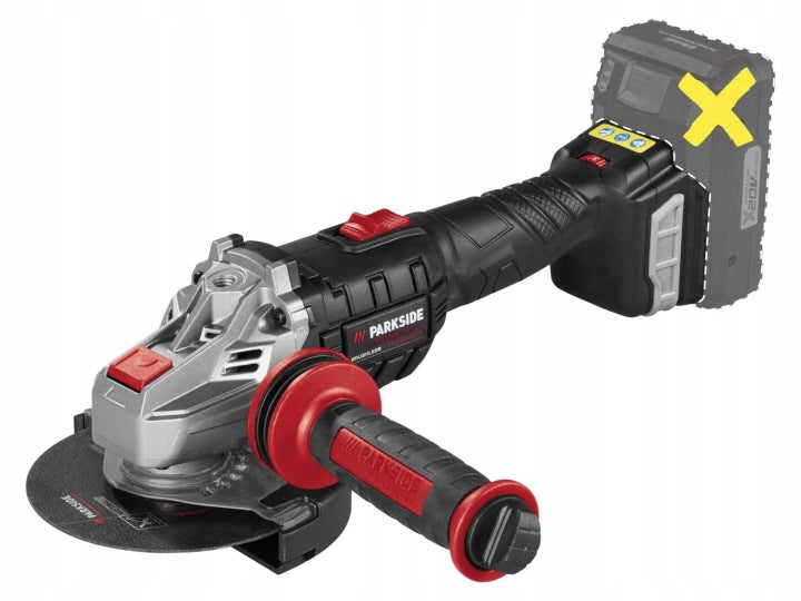 CORDLESS ANGLE GRINDER PARKSIDE PPWSA 20-Li A1 + SUITCASE Manufacturer code PPWS 20-Li A1