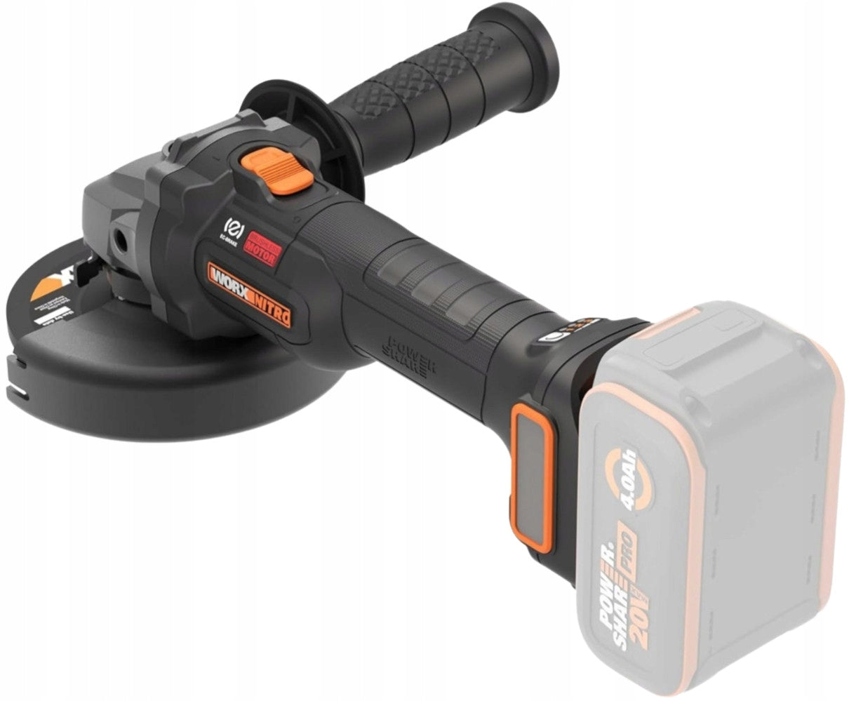 CORDLESS ANGLE GRINDER Worx WX814.9 NITRO 125 mm Manufacturer code WX814.9