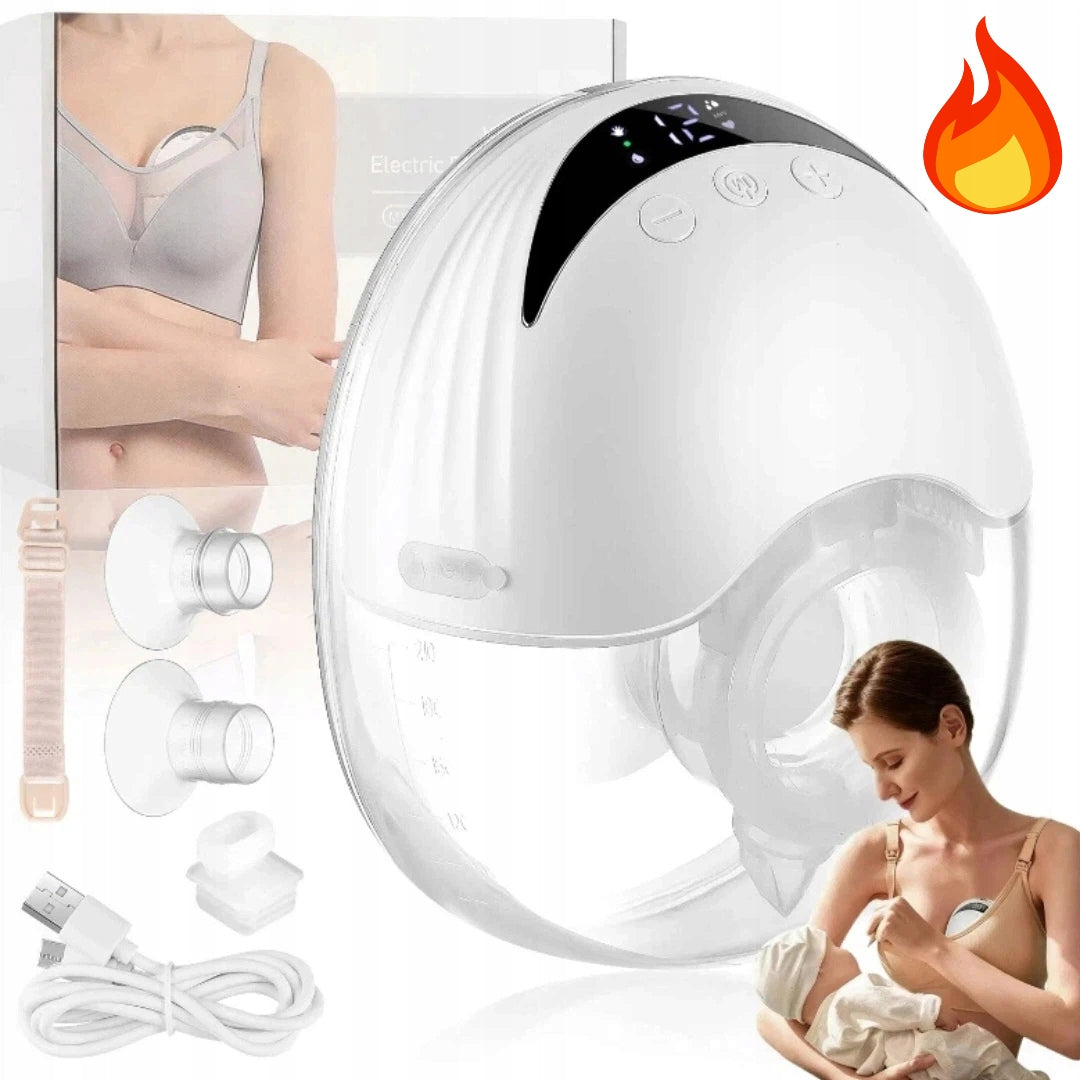 CORDLESS BREAST PUMP WITHOUT WIRES FOR CAFE PARK AND OFFICE Packaging status original