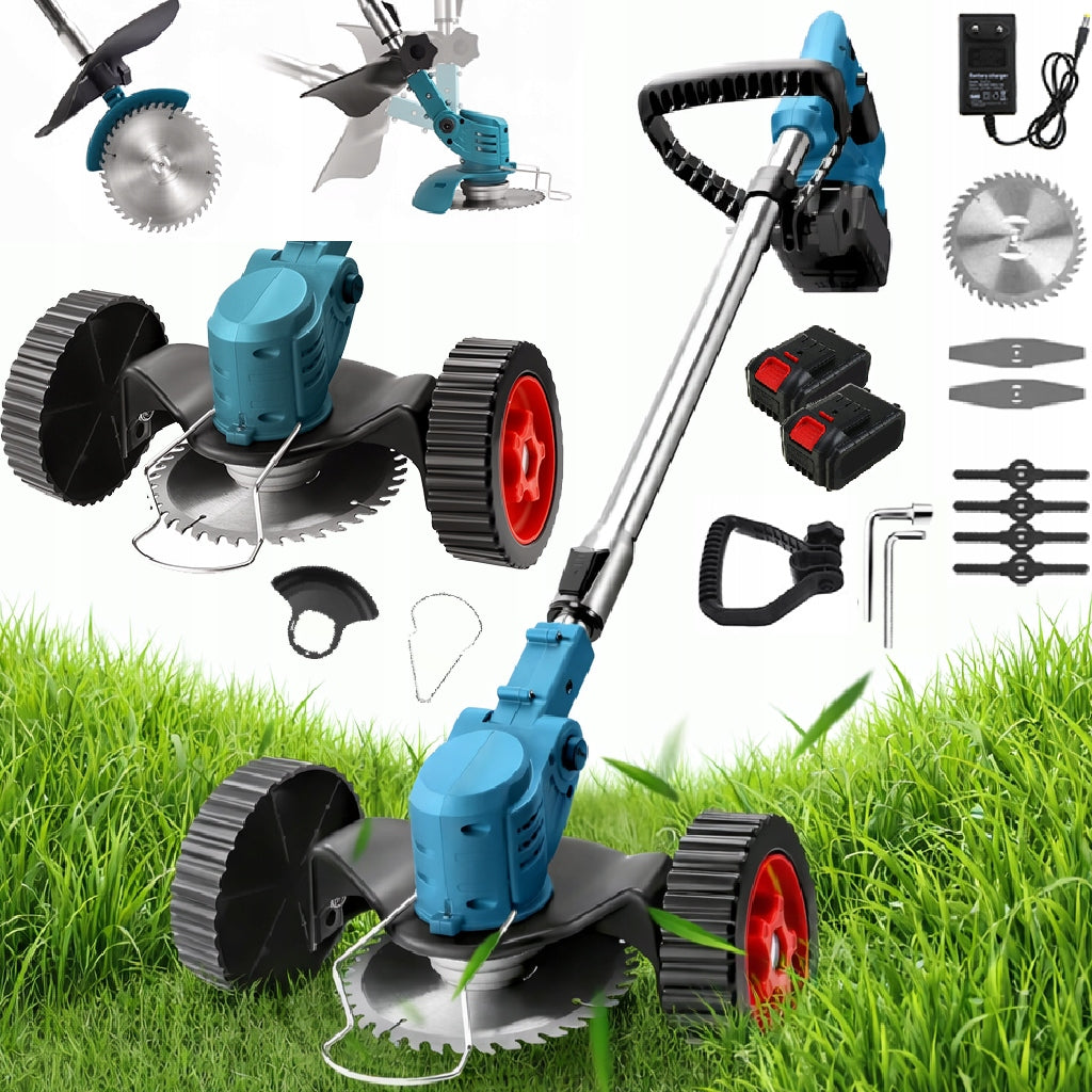 CORDLESS BRUSH CUTTER GARDEN SCYTHE ELECTRIC GRASS BRUSH CUTTER