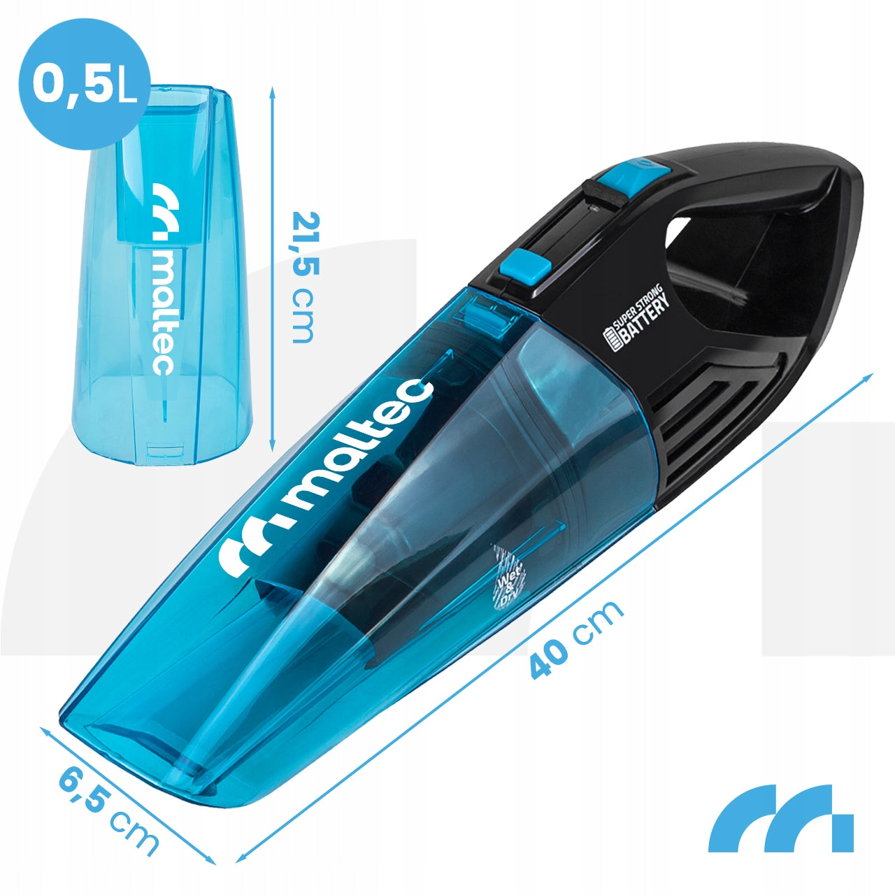 CORDLESS CAR VACUUM CLEANER CLEANS WET Packaging status original
