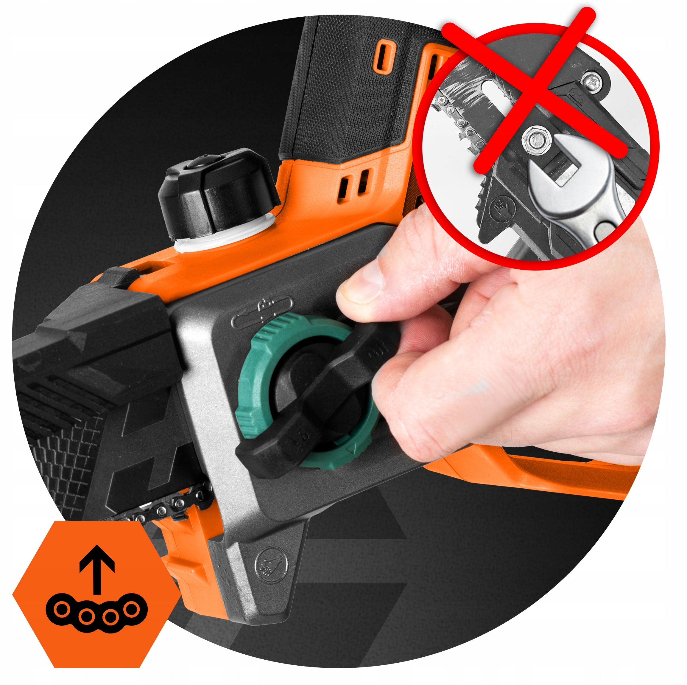 CORDLESS CHAINSAW 4.0Ah PRO TWIG 10" 8'' SAW HUMBERG Brand HUMBERG