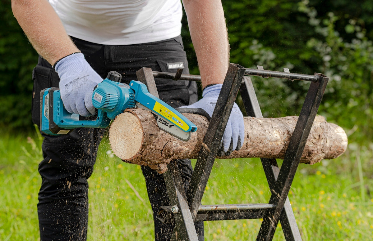 CORDLESS CHAINSAW 8" 20cm DEDRA SAS+ALL Mini Branch Saw Manufacturer code DED7181S z silnikiem bezszczotkowym