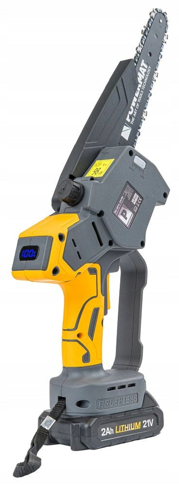 CORDLESS CHAINSAW BRANCH 8"/24cm MINI SAW 2xACCUMULATOR Batteries included yes