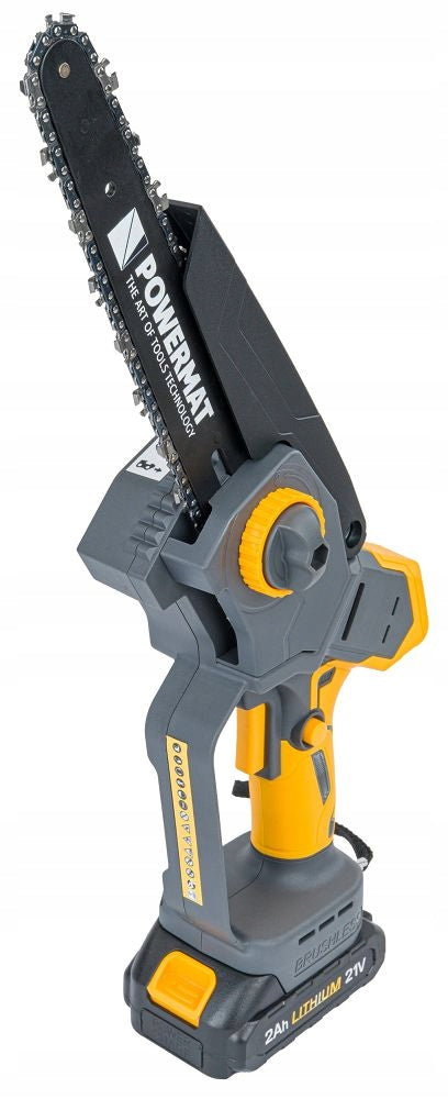 CORDLESS CHAINSAW BRANCH 8"/24cm MINI SAW 2xACCUMULATOR Brand Powermat