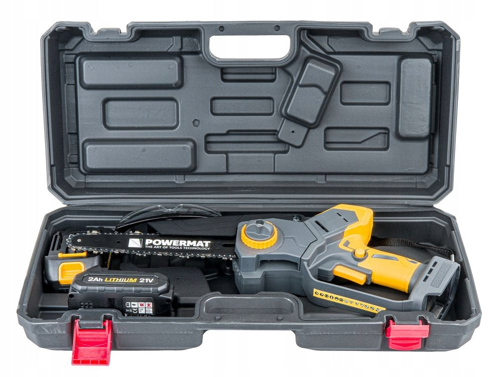 CORDLESS CHAINSAW BRANCH MINI SAW 2x AKU 2AH CHAIN Manufacturer code PM-MPA-2AHM / PM1335