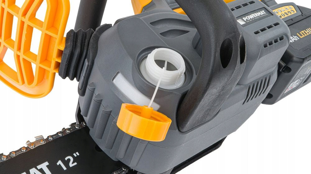 CORDLESS CHAINSAW BRANCH MINI SAW 2x AKU 4AH 2x CHAIN Guide manufacturer Powermat