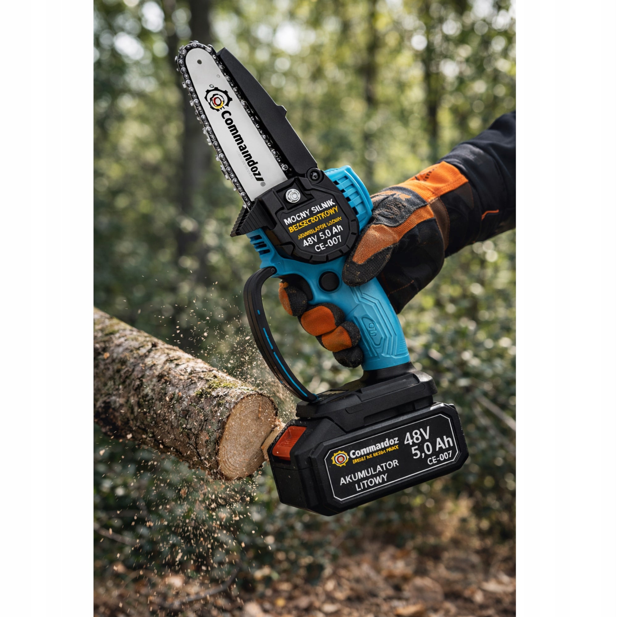 CORDLESS CHAINSAW FOR BRANCH HAND SAW 2x AKU BRANCH Packaging status original