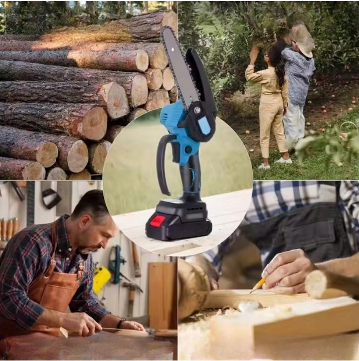 CORDLESS CHAINSAW FOR BRANCH SAW OIL 6" 8" 2 AKU BRANCH Number of batteries 2