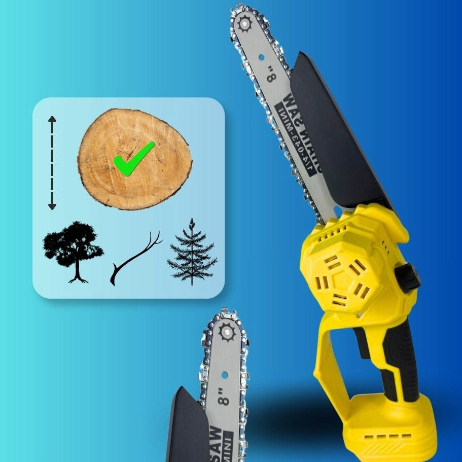 CORDLESS CHAINSAW FOR ELECTRIC BRANCH BRUSHLESS 6" 8" POWER Chain manufacturer other