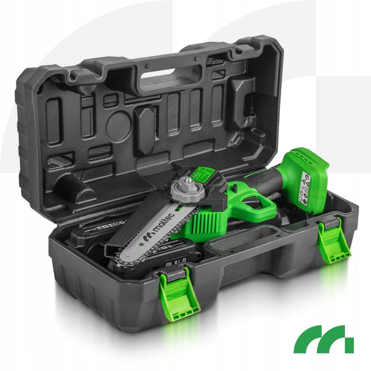 CORDLESS CHAINSAW MINI BRANCH SAW 2xAKU 6" 8" SET Brand Maltec