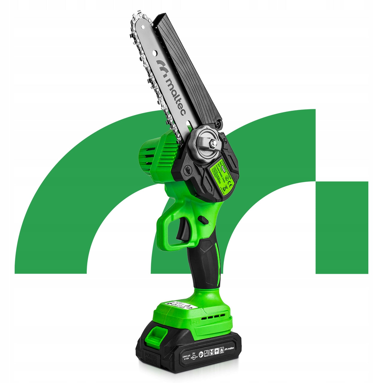 CORDLESS CHAINSAW MINI BRANCH SAW 2xAKU 6" 8" SET Power supply rechargeable battery