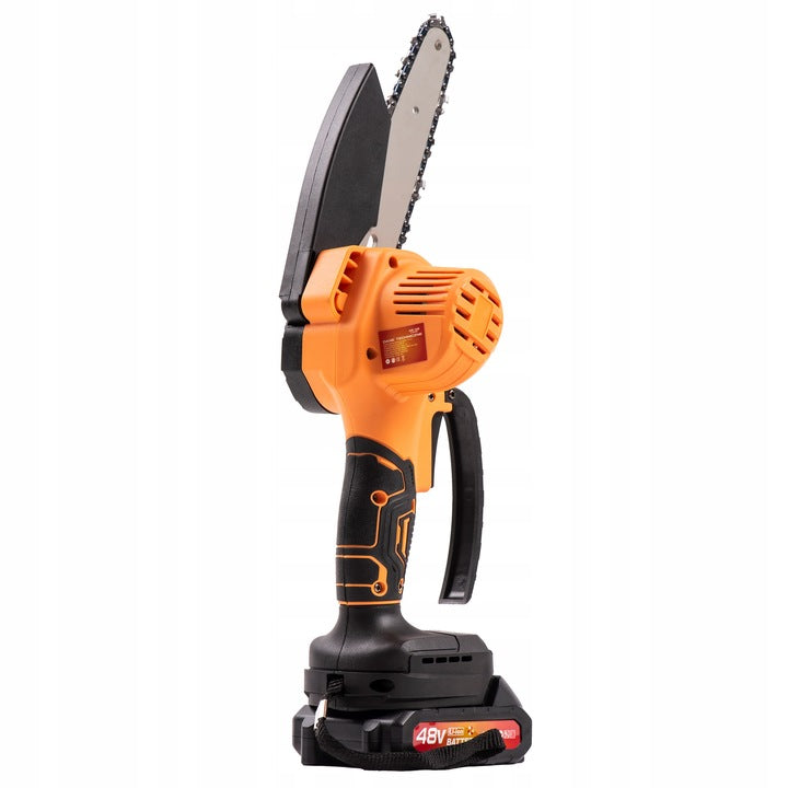 CORDLESS CHAINSAW MINI SAW 2x STRONG SCYTHE Series PIŁA ŁAŃCUCHOWA AKUMULATOROWA MINI