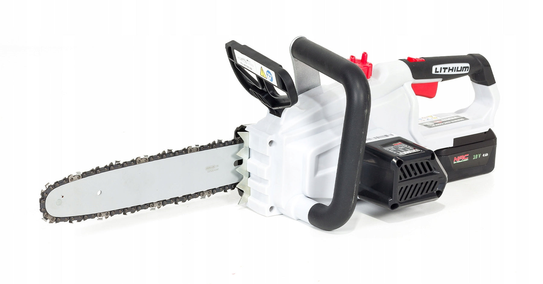 CORDLESS CHAINSAW NAC 18V 30CM SDS AKU 4AH CHARGER Guide length 30 cm