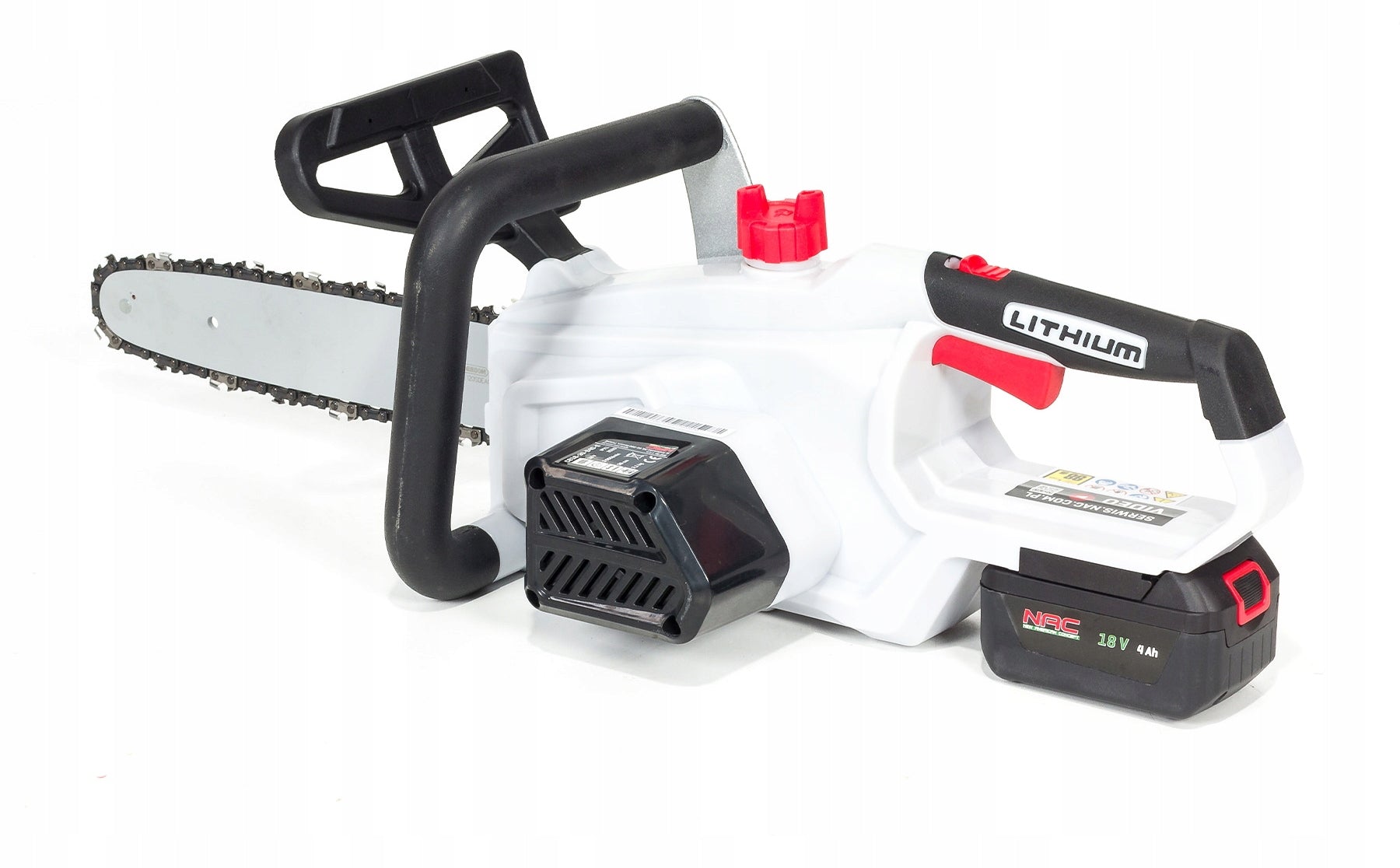 CORDLESS CHAINSAW NAC 18V 30CM SDS AKU 4AH CHARGER Manufacturer code CB18E-30-B40-S