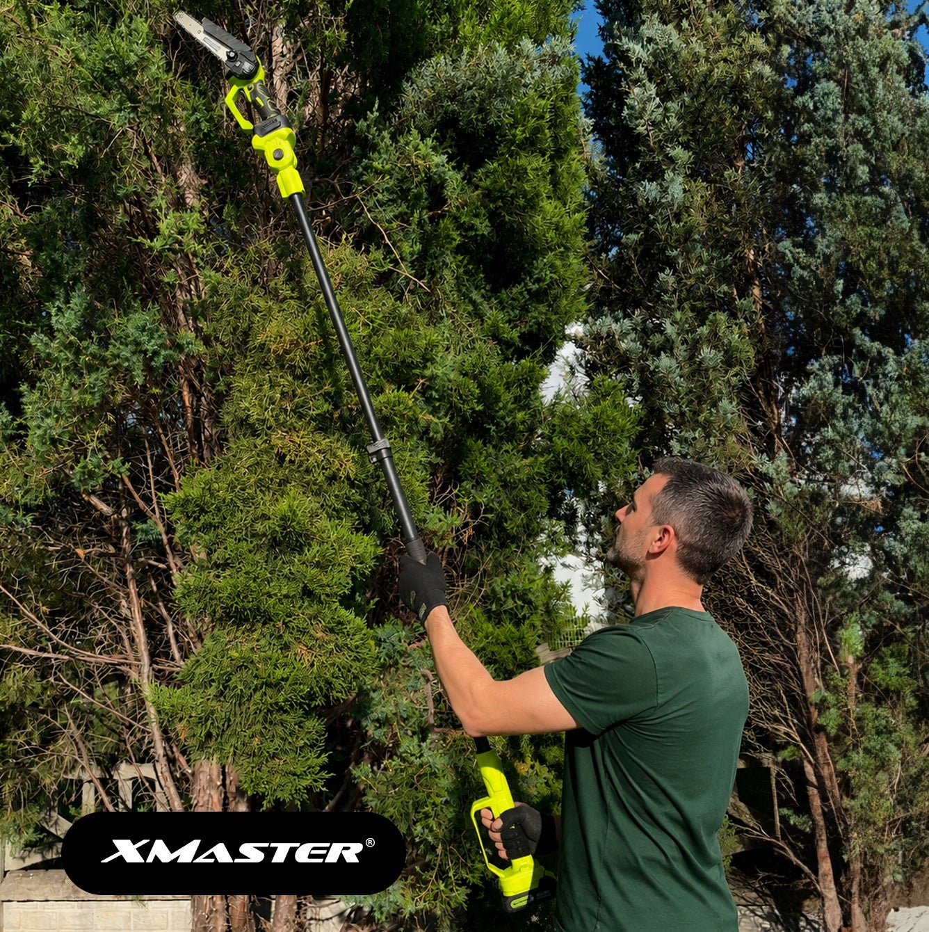 CORDLESS CHAINSAW SAW 8" INCH BRANCH 2xAKU BOOM Packaging status original