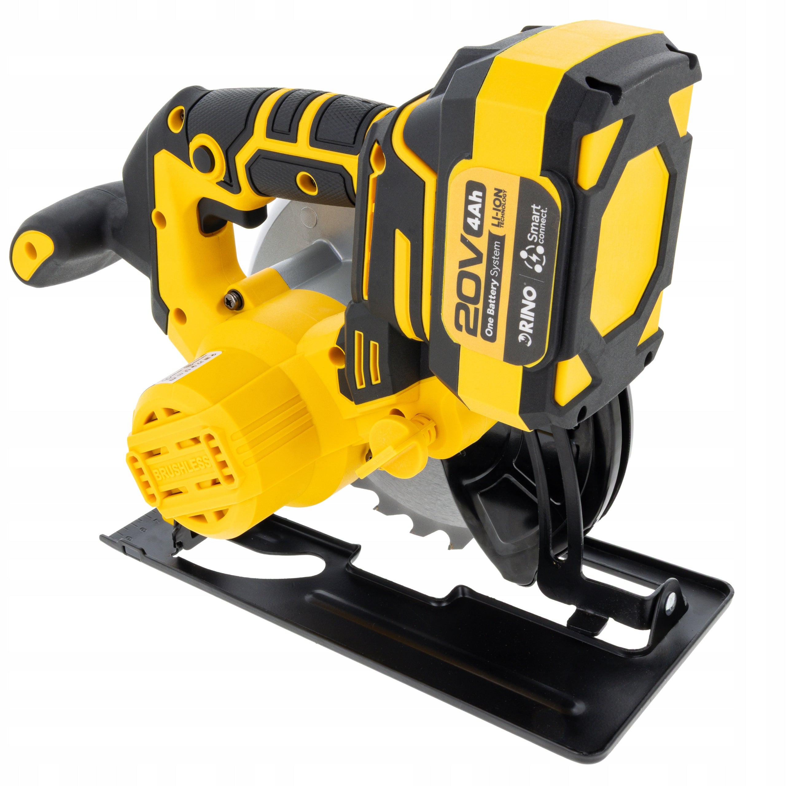 CORDLESS CIRCULAR SAW HAND SAW 185 MM 20 V 2X BATTERY 4 AH Power supply rechargeable battery