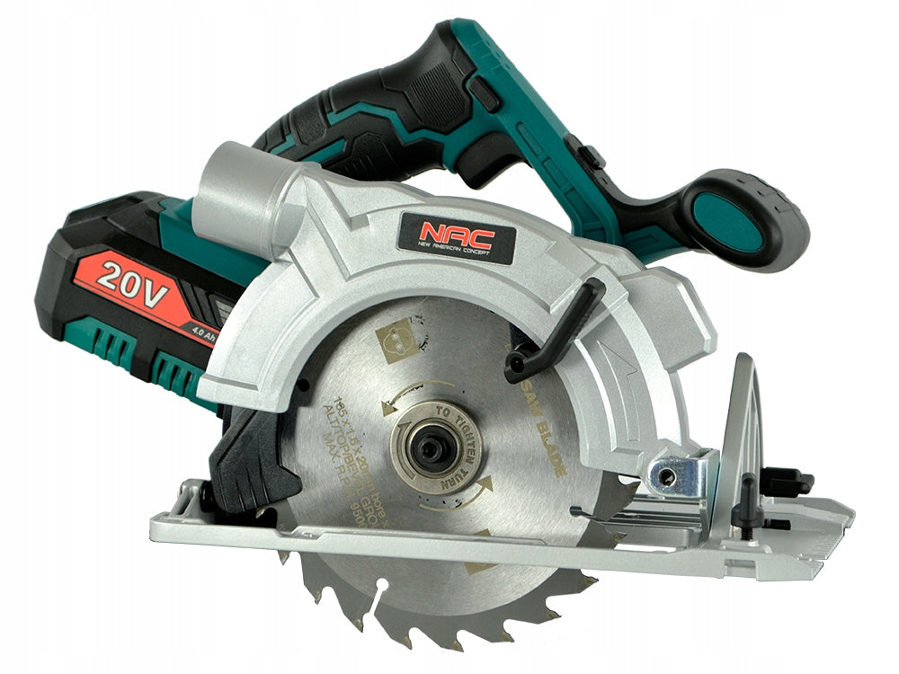 CORDLESS CIRCULAR SAW NAC "AKUMULITISYSTEM 20 V" 165 MM AKU 4 AH Packaging status original