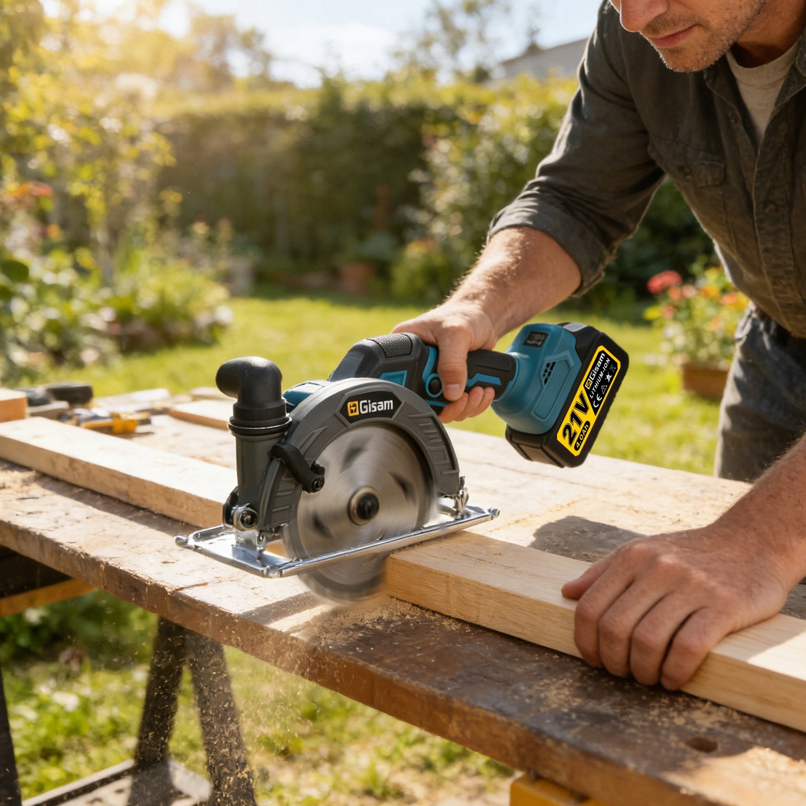 CORDLESS CIRCULAR SAW ,POWER HAND SAW FOR WOOD Packaging status original