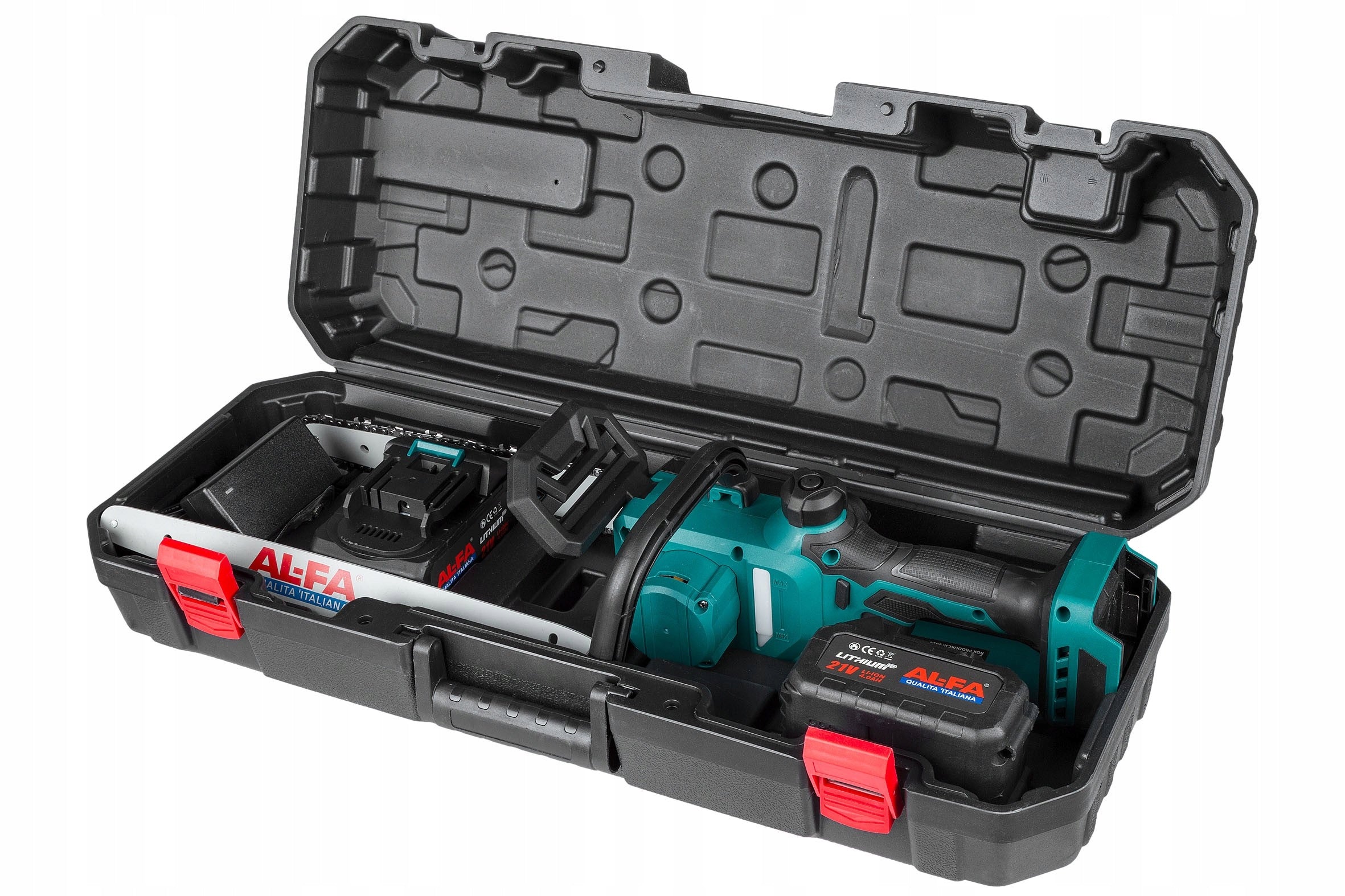 CORDLESS Chainsaw 12" BRUSHLESS Chain Lubrication 2Bat 4Ah Manufacturer code 3071