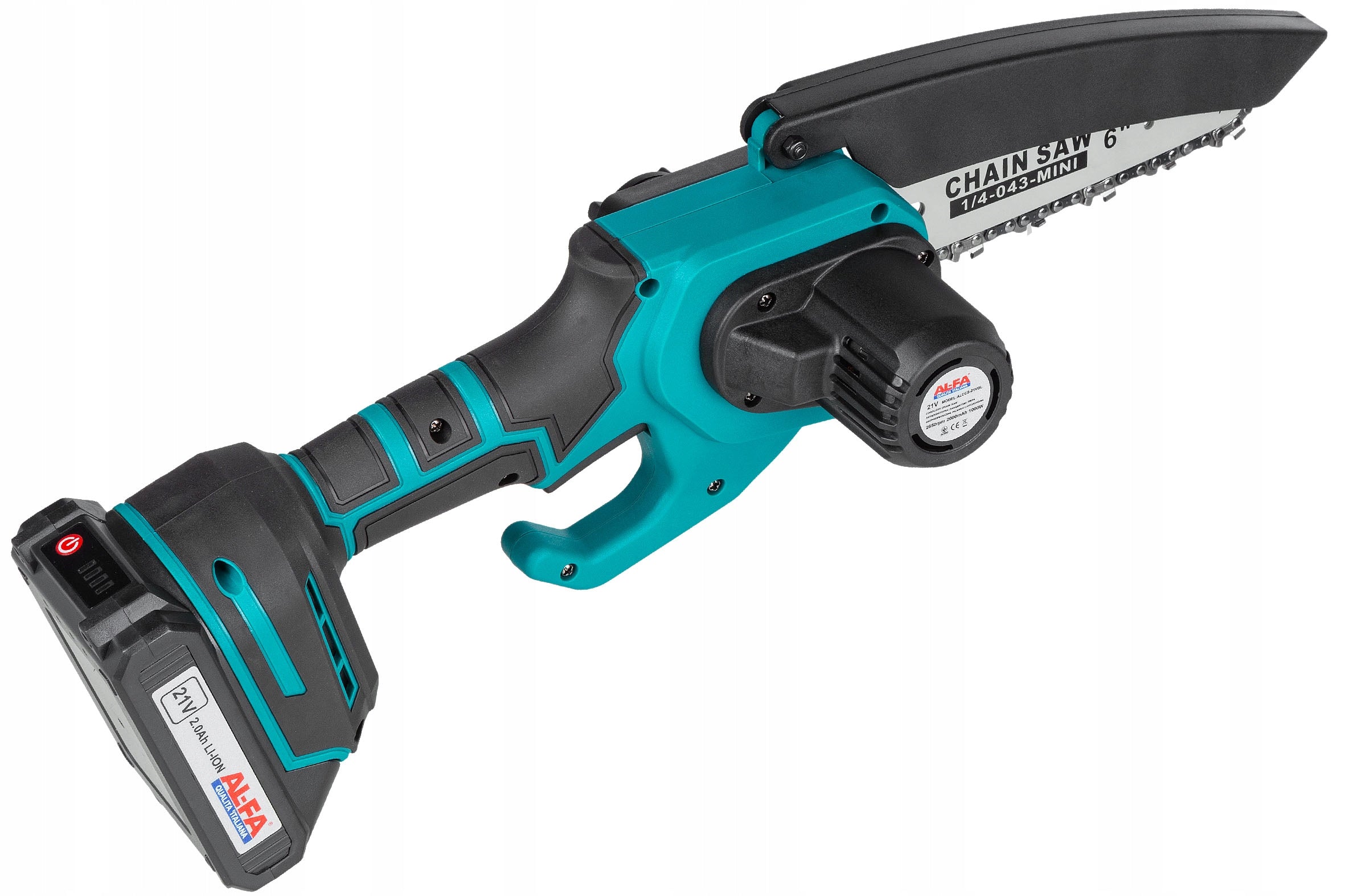 CORDLESS Chainsaw 6" BRUSHLESS 2xbatteries 2x prow,łanc Series Piła łańcuchowa 4inch