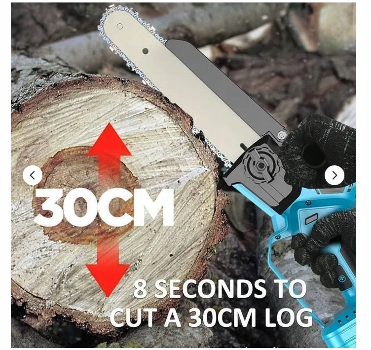 CORDLESS Chainsaw 8" BRUSHLESS Lubrication 2xAku 3Ah Manufacturer code 8cali