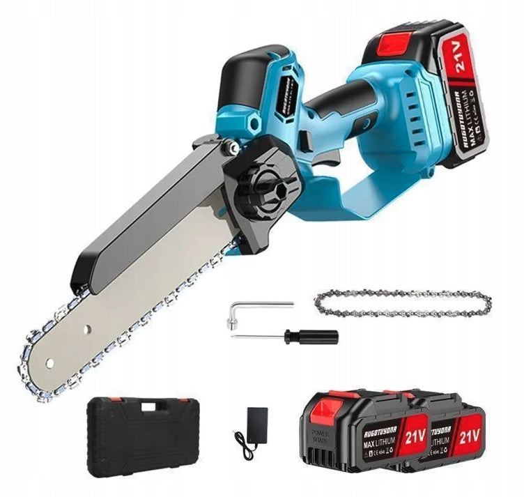CORDLESS Chainsaw 8" BRUSHLESS Lubrication 2xAku 3Ah