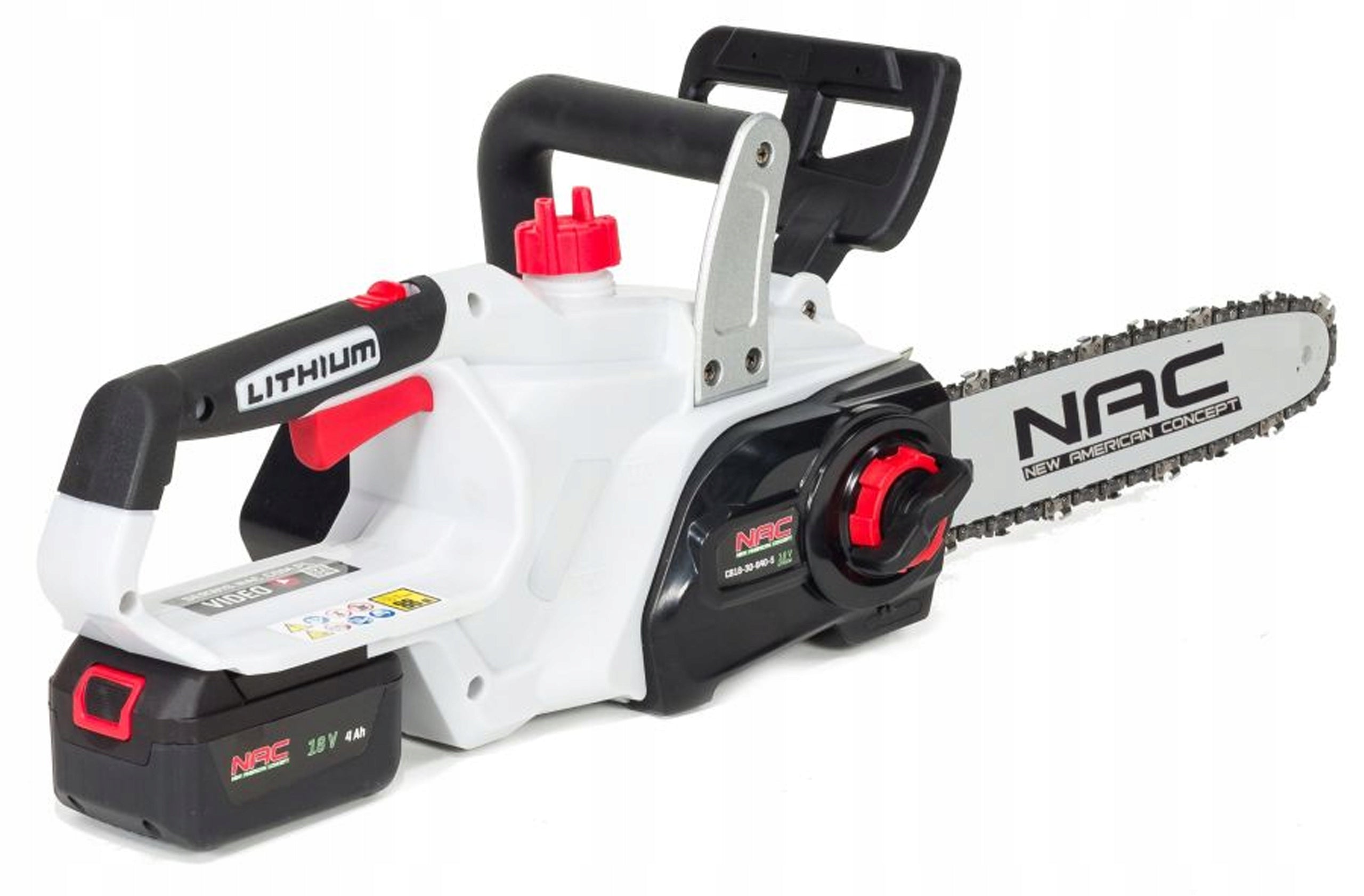 CORDLESS Chainsaw NAC 18V OREGON 30cm + Battery 4Ah + Charger