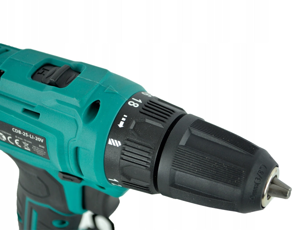 CORDLESS DRILL NAC 20 V 2 GEARS BODY AKUMULTISYSTEM 20 V Number of batteries brak akumulatora