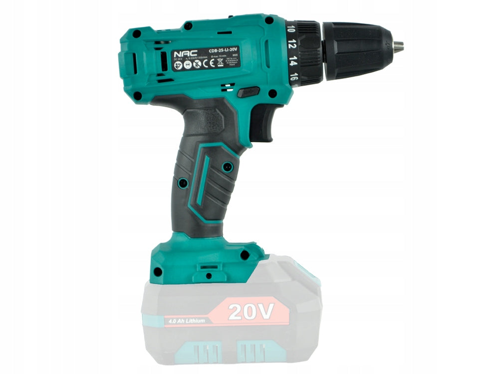 CORDLESS DRILL NAC 20 V 2 GEARS BODY AKUMULTISYSTEM 20 V Voltage (V) 20 V