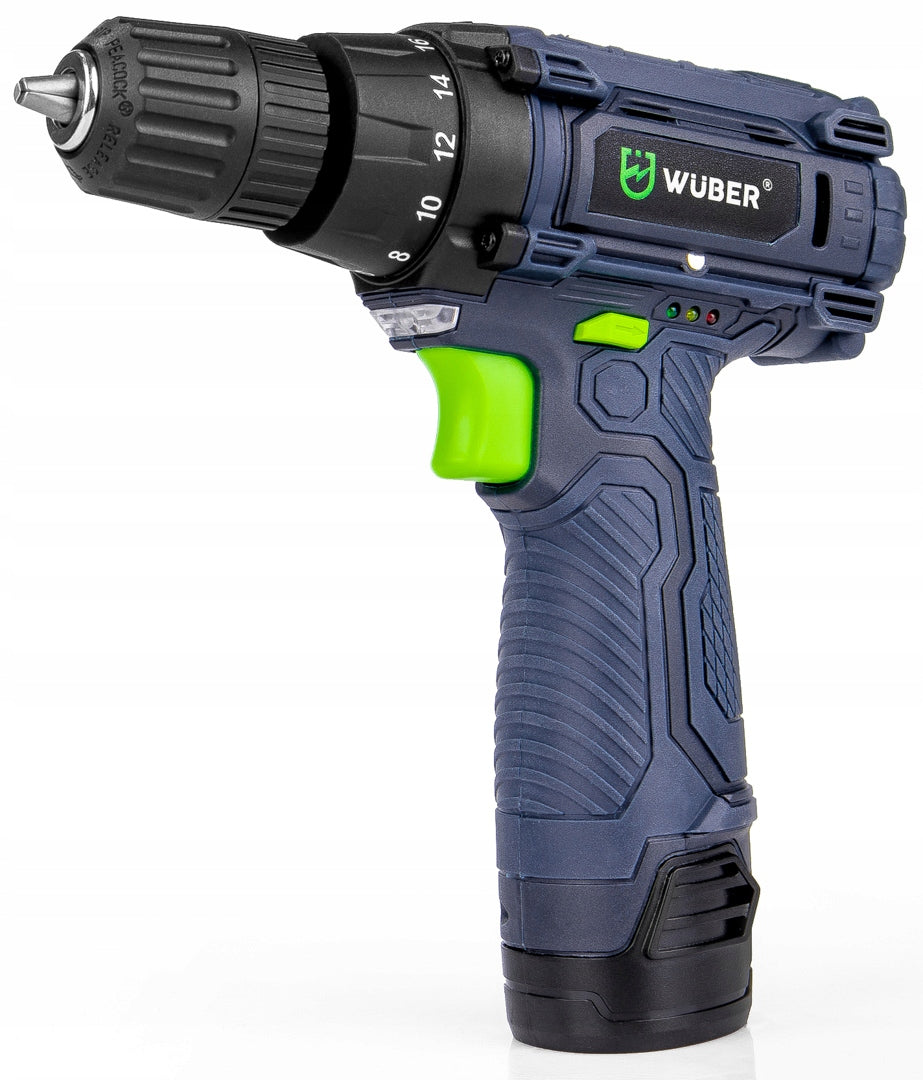 CORDLESS DRILL SCREWDRIVER 2XAKU + SUITCASE SET XL 18V 2 GEARS 35Nm Packaging status original
