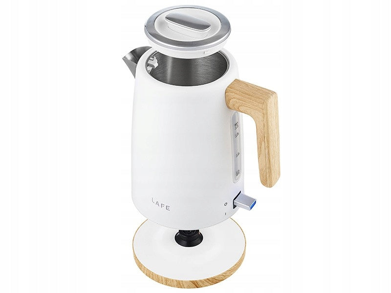 CORDLESS ELECTRIC KETTLE 1,7l STRONG 2200W WHITE STEEL INOX Manufacturer code LAFCZA47462