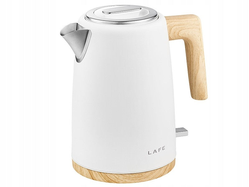 CORDLESS ELECTRIC KETTLE 1,7l STRONG 2200W WHITE STEEL INOX