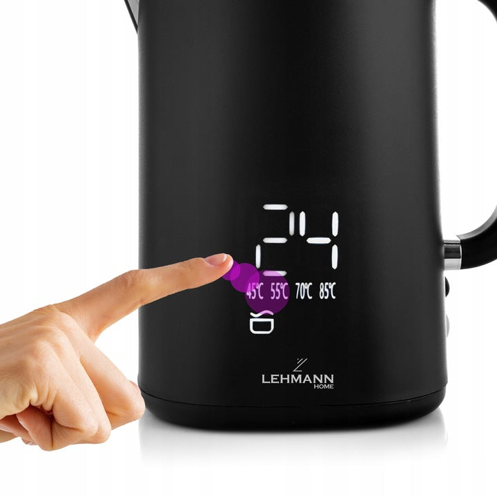 CORDLESS ELECTRIC KETTLE WITH TEMPERATURE CONTROL TOUCH LED 1,7L Manufacturer code CZAJNIK ELEKTRYCZNY BEZPRZEWODOWY