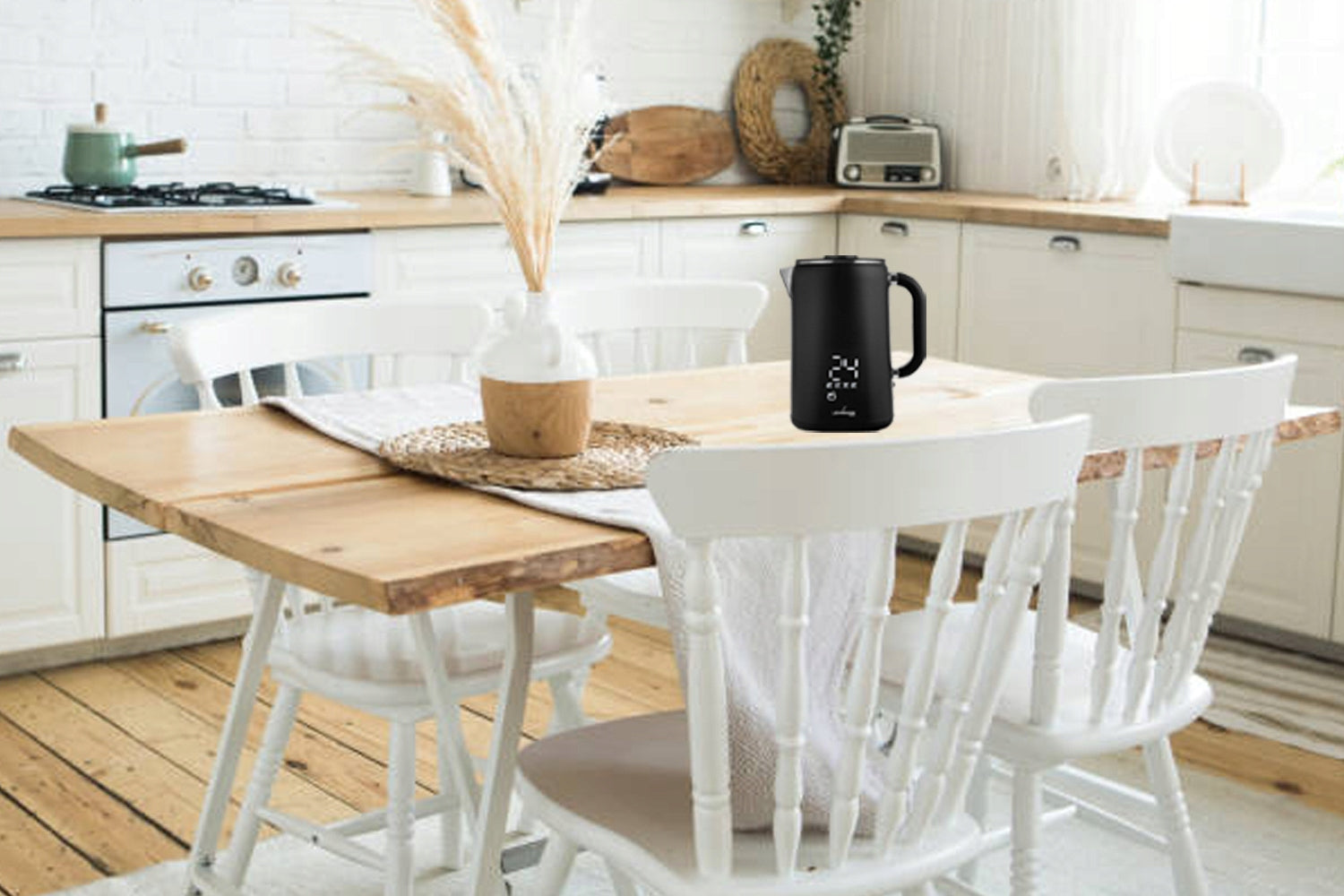 CORDLESS ELECTRIC KETTLE WITH TEMPERATURE CONTROL TOUCH LED 1,7L Power 1500 W