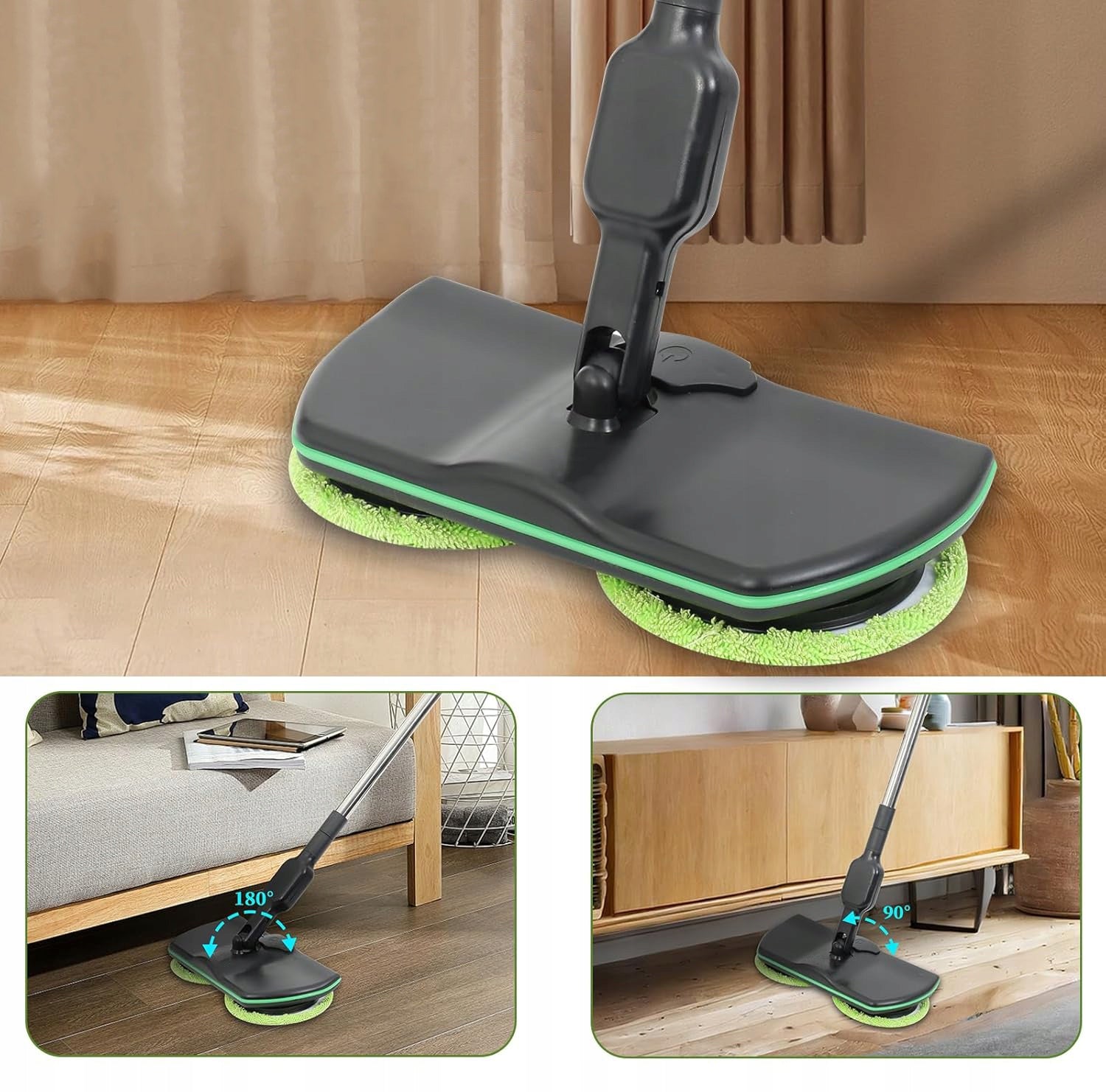 CORDLESS ELECTRIC MOP, ELECTRIC FLOOR BRUSH, 180 ROTATION Brand no brand