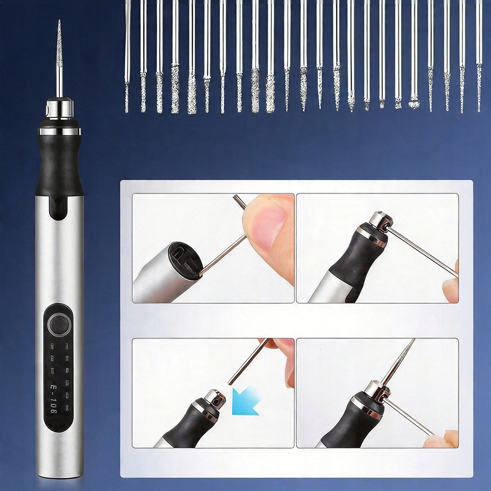 CORDLESS ENGRAVING PEN UNIVERSAL MULTIFUNCTION GRINDER Packaging status original