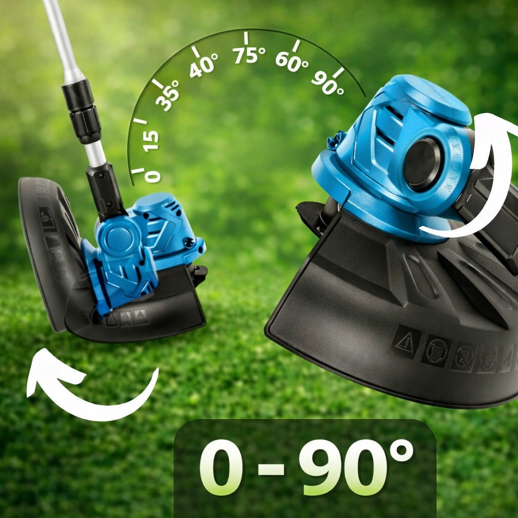 CORDLESS GARDEN GRASS TRIMMER FOR LINE BATTERY SCYTHE BRUSH CUTTER Kind edge trimmer