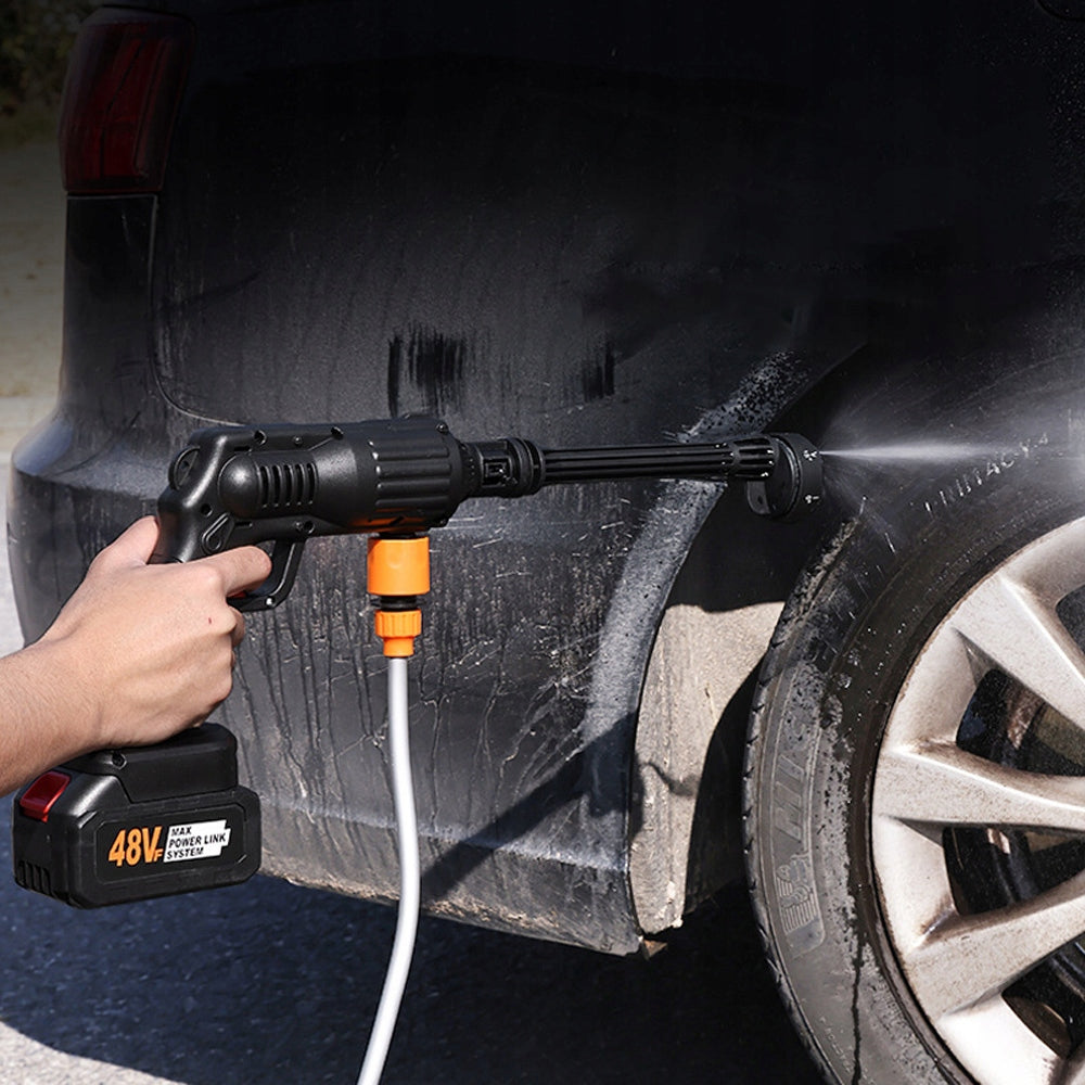 CORDLESS GARDEN PRESSURE WASHER FOR CLEANING CUBE WINDOWS SET 48V Operating pressure 30 bar