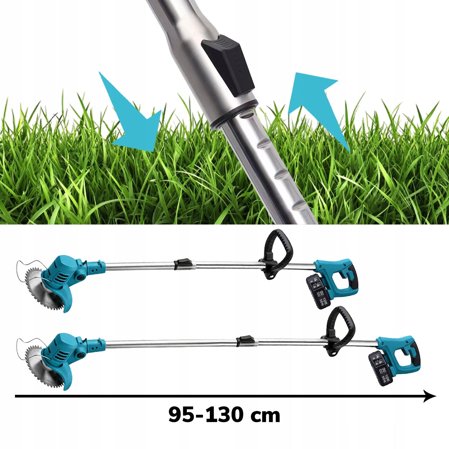 CORDLESS GARDEN TRIMMER BRUSH CUTTER 2x RECHARGEABLE Model podkaszarka ogrodowa wycinarka akumulatory